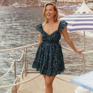 Hill House Lucia Dress (XL) - Midnight Garden